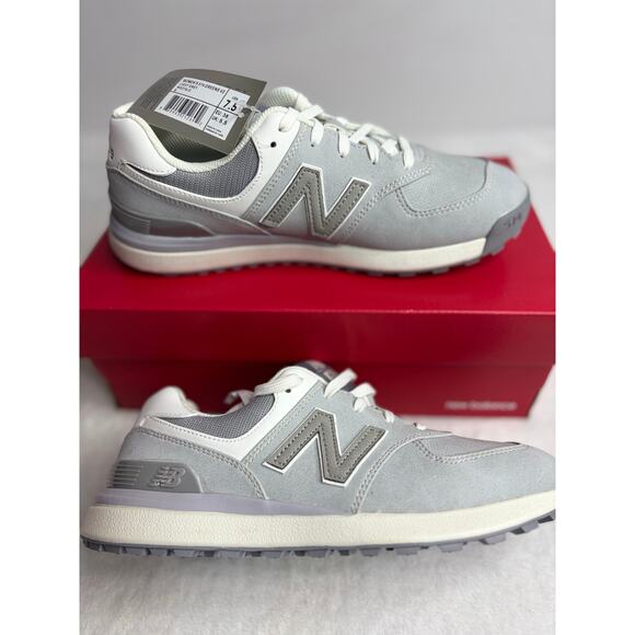New Balance Women’s spikeless golf Lt Grey 574 Greens V2 (US Size 7.5) NIB - Picture 1 of 6